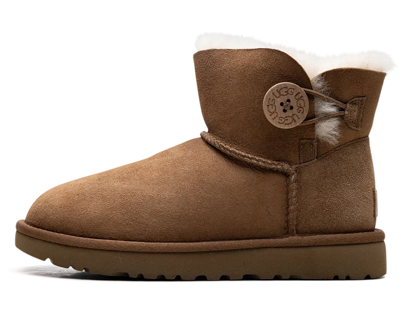 Ugg MINI BAILEY BUTTON II “Chestnut” (1016422-CHE)