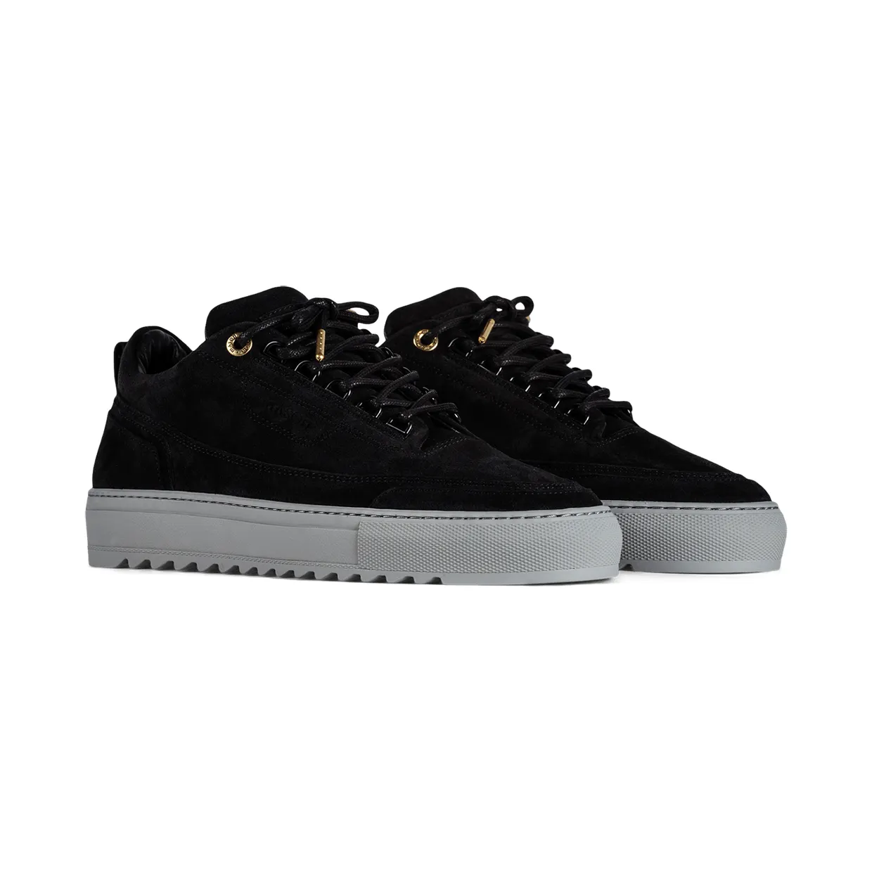 Mason Garments Firenze Suede Black/Cement (FW20-7D)