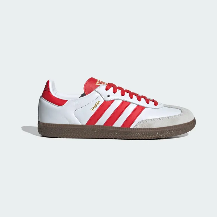 adidas Samba 1. Fc Union Berlin “Cloud White / Vivid Red / Gum” (JQ4051)