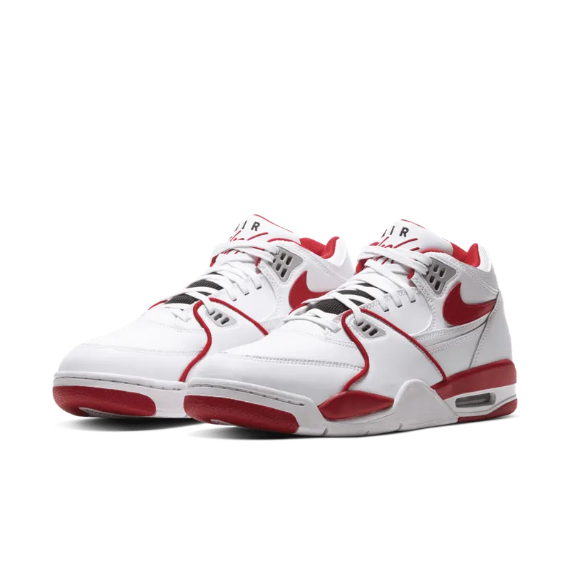 Nike Air Flight 89 White University Red White/University Red-White-Wolf Grey (819665-100)