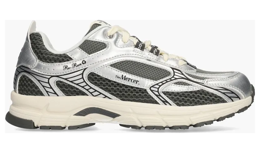 TheMercer. The Re-Run met mesh vlakken “Silver” (ME261006)