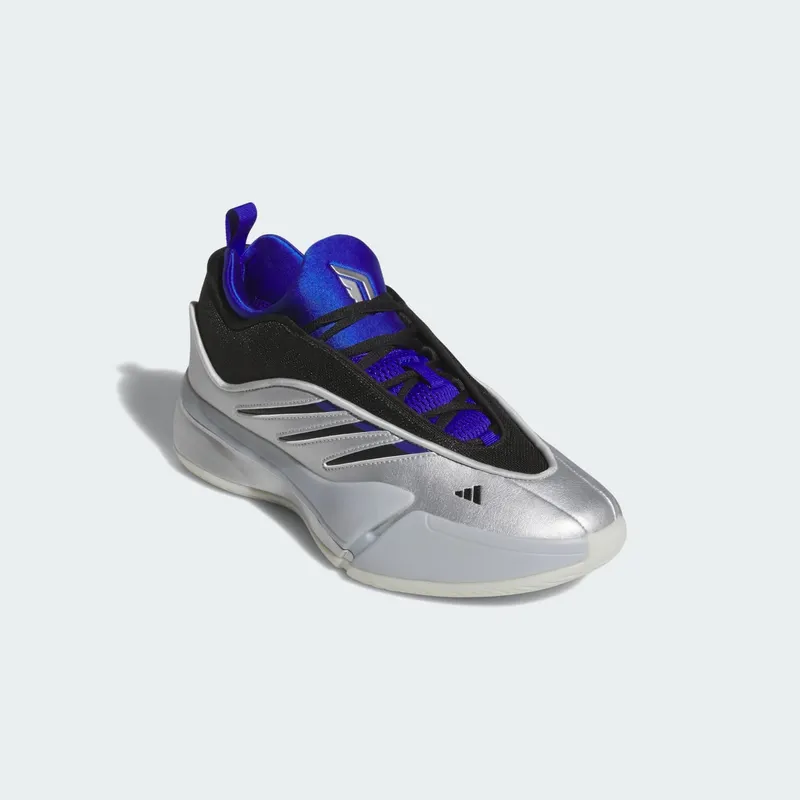 Adidas Dame 9 Silver Metallic / Core Black / Lucid Blue (JH6633)