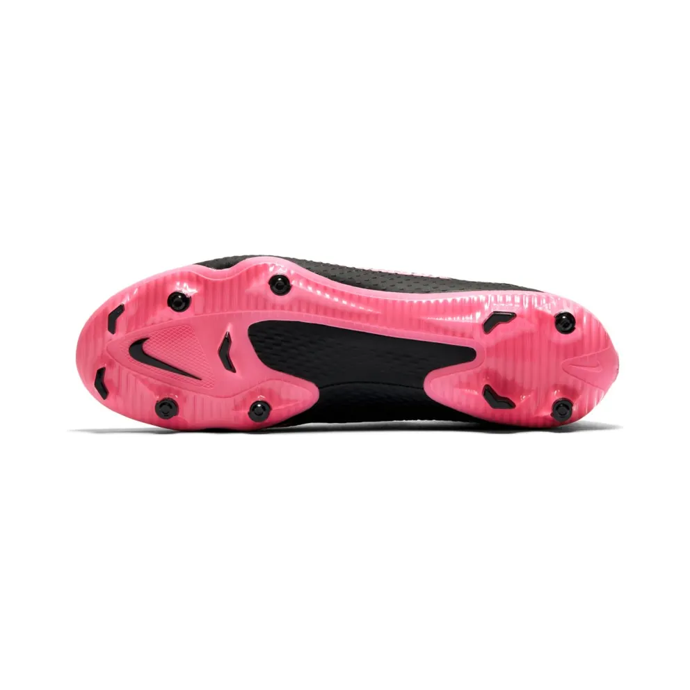 Nike Phantom GT Academy DF MG Black Pink Blast (Kids) Black/Pink Blast-Metallic Silver (CW6694-006)