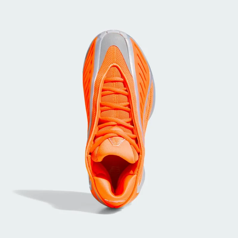Adidas Anthony Edwards 2 J Lucid Orange / Silver Metallic / Grey One (KI1655)