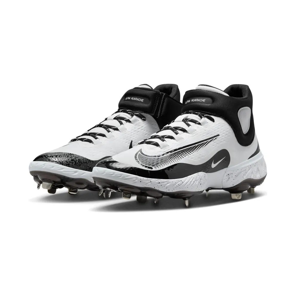 Nike Alpha Huarache Elite 4 Mid White Black (FD2744-107)