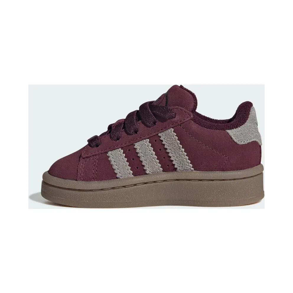 Adidas CAMPUS 00s COMFORT CLOSURE ELASTIC LACE Shoes Maroon / Khaki Three / Gum (KI9407)