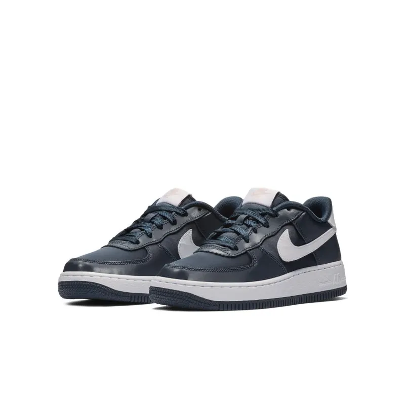 Nike Air Force 1 Low Valentines Day 2019 Obsidian (GS) Obsidian/White-Bleached Coral (BQ6980-400)