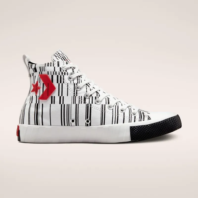 Converse UNT1TL3D Translucent Barcode White/Black/university Red (A02598C)