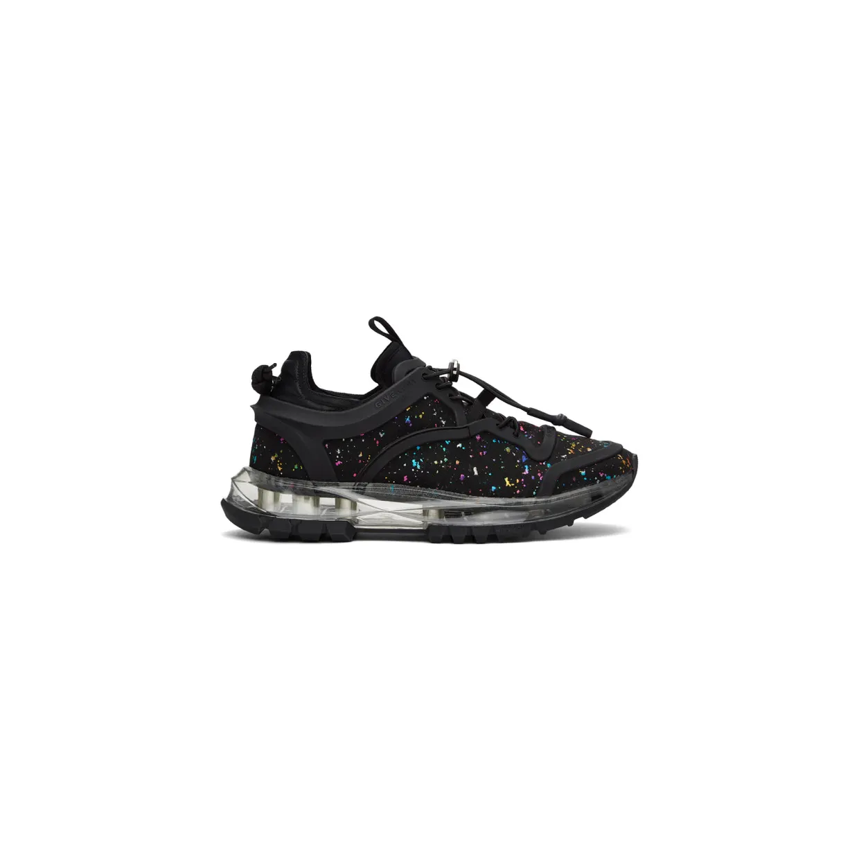 Givenchy Black and Multicolor Spectre Structured Low Sneakers (BH003EH0U3)