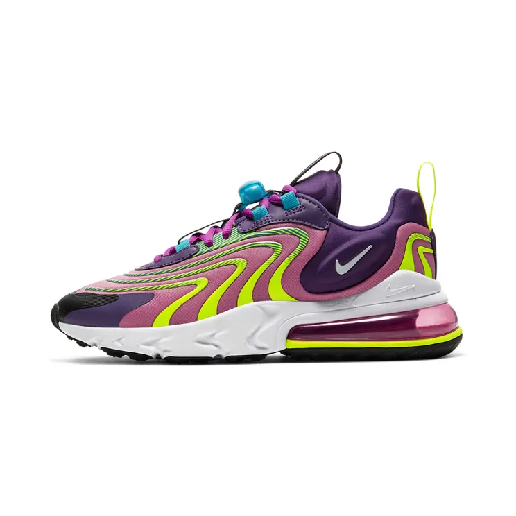 Nike Air Max 270 React ENG “Eggplant / Magic Flamingo / Vivid Purple / White” (CK2595-500)