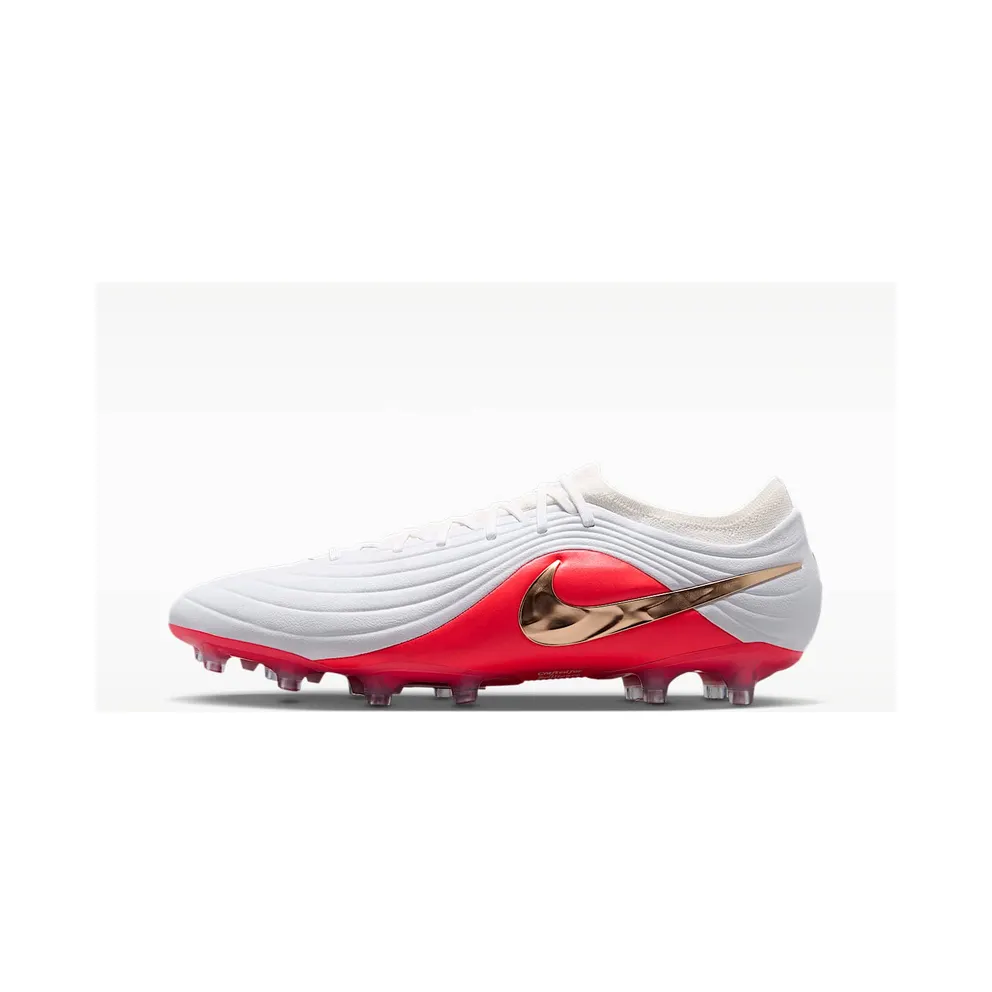 Nike Tiempo Maestro Elite Artificial-Grass Low-Top “White/Bright Crimson/Blur” (IB4469-100)
