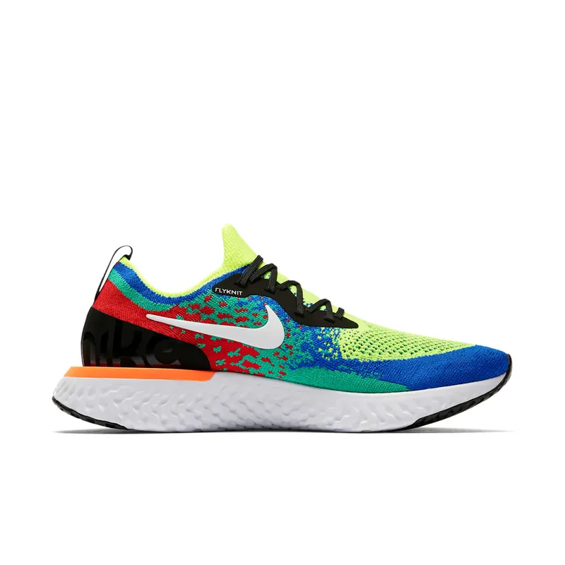 Nike Epic React Flyknit Belgium Volt/White-Racer Blue-Clear Emerald (AT0054-700)