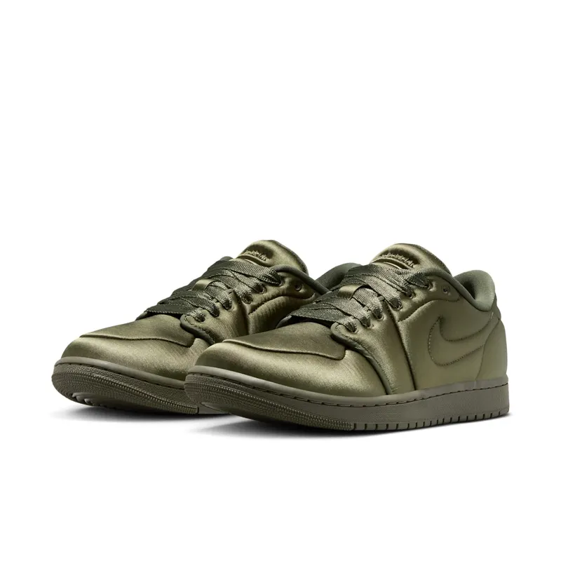 Jordan 1 Low Method of Make Satin Medium Olive (HF3969-201)