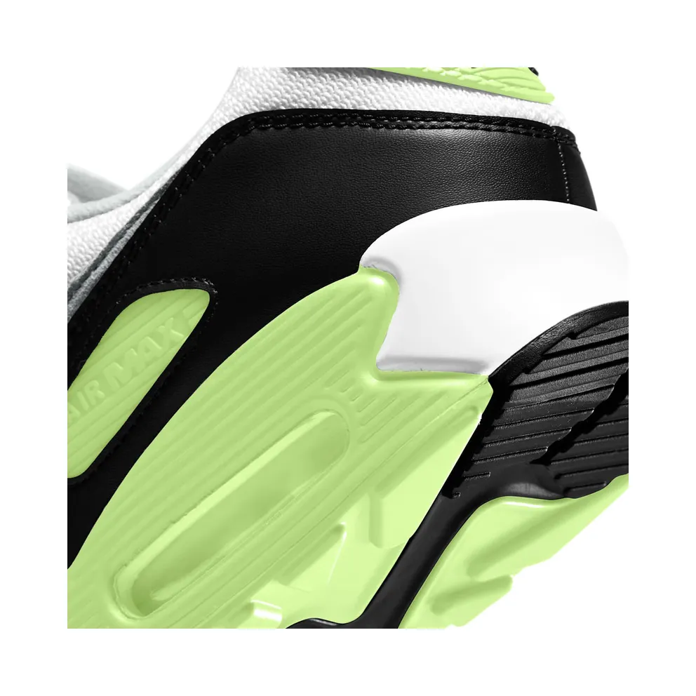 Nike Air Max 90 Recraft Lime White/Light Smoke Grey-Black-Particle Grey-Lime (CW5458-100)