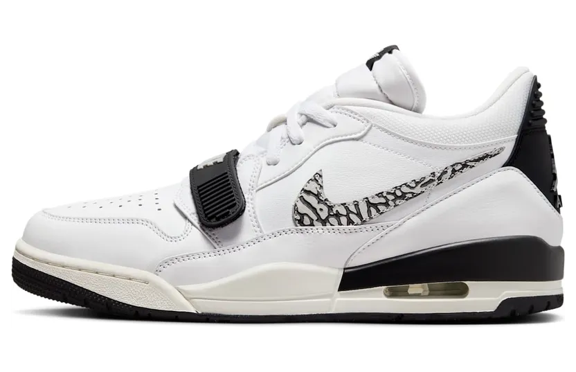 Air Jordan Legacy 312 Low “White Black Elephant Swoosh” (CD7069-110)