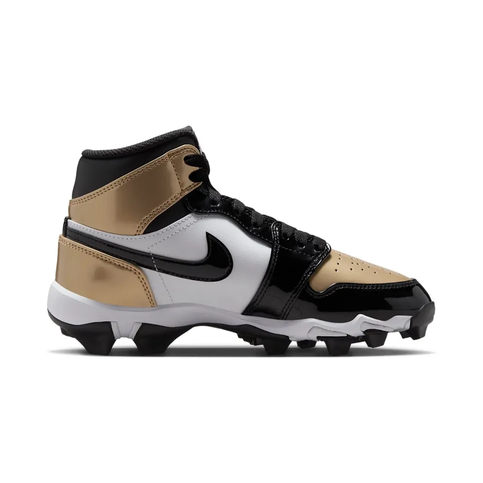 Jordan 1 Mid Cleat Patent Gold Toe (HF6883-701)