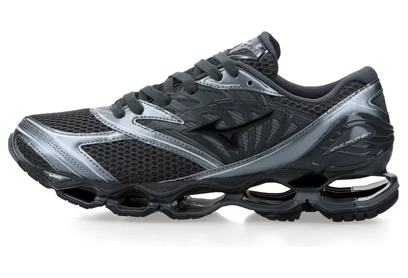 Mizuno Wave Prophecy LS “anodized” (black sand / black / metallic gey) – D1GA251103