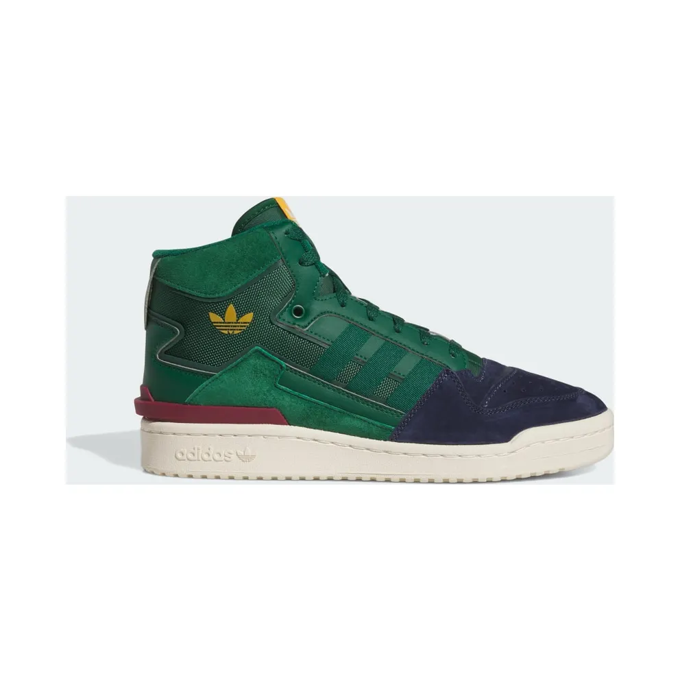 Adidas Forum Exhibit Mid Shadow Navy / Team Dark Green / Team Coll Burgundy 2 (FZ6278)