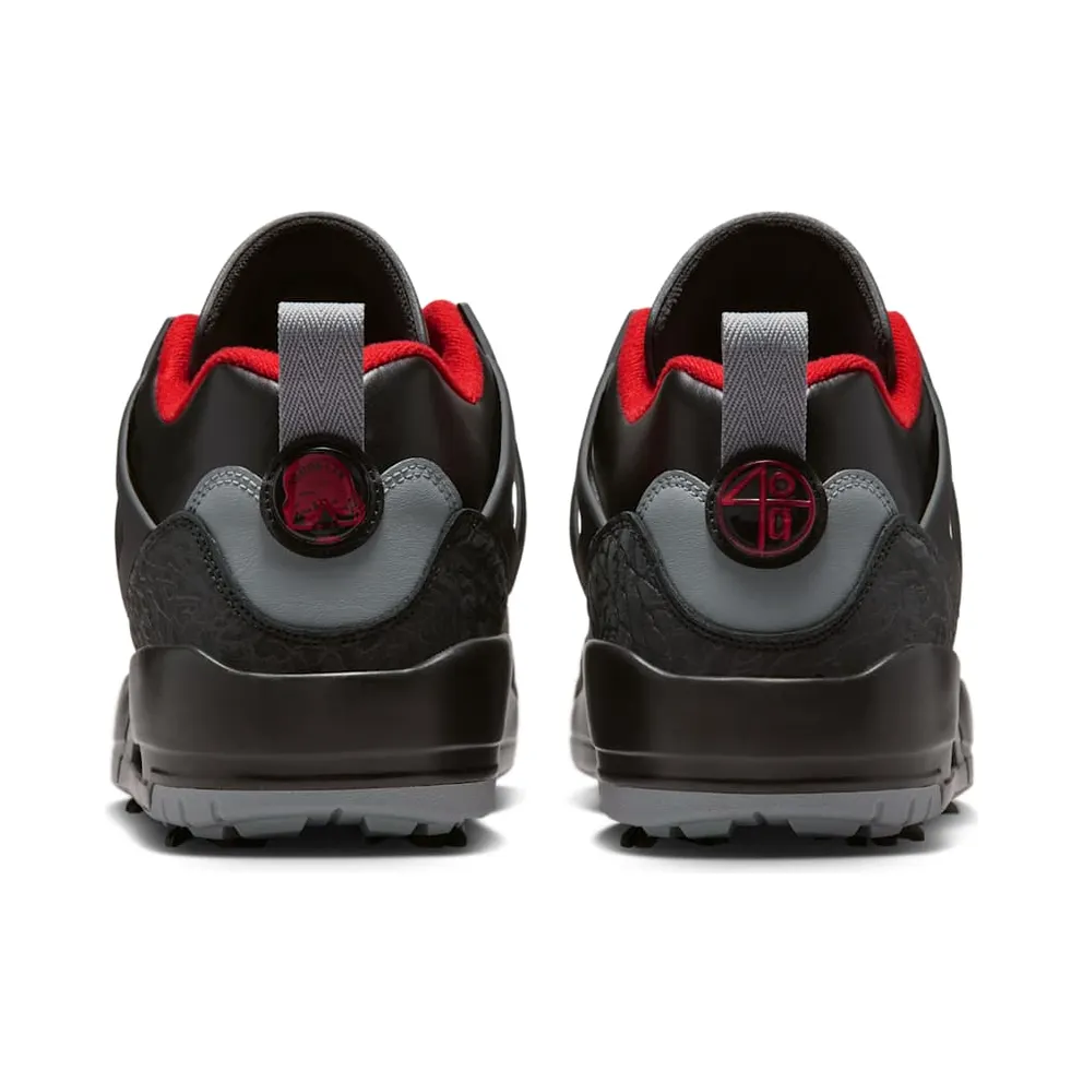 Jordan Spiz’ike Low Golf – “Black / Stealth / Varsity Red” (HQ4365-002)
