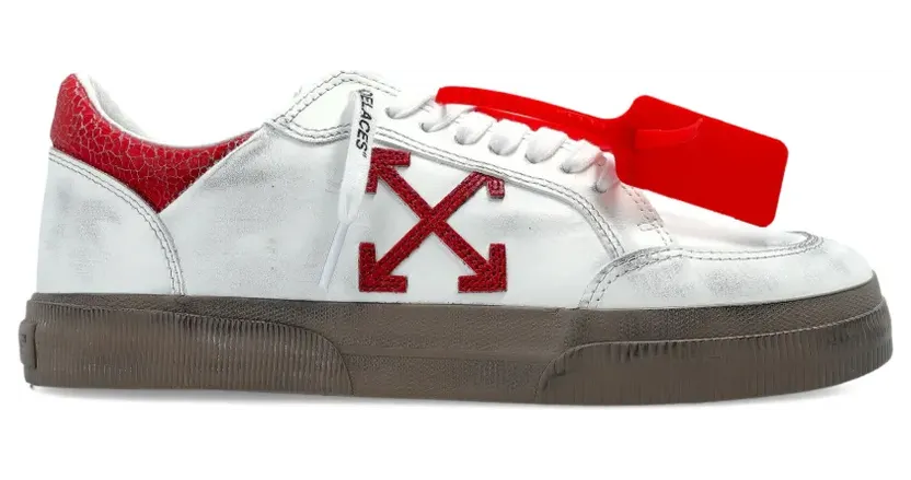 Off-White Arrow leren sneakers met textuur – Wit (OWIA288S26LEA0021127)