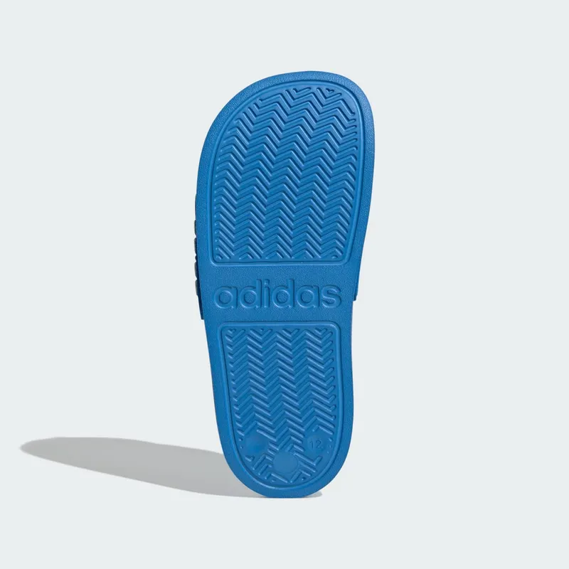 adidas Adilette Shower Slides Lucid Ray Blue Semi Lucid Red Off White (JS2524)