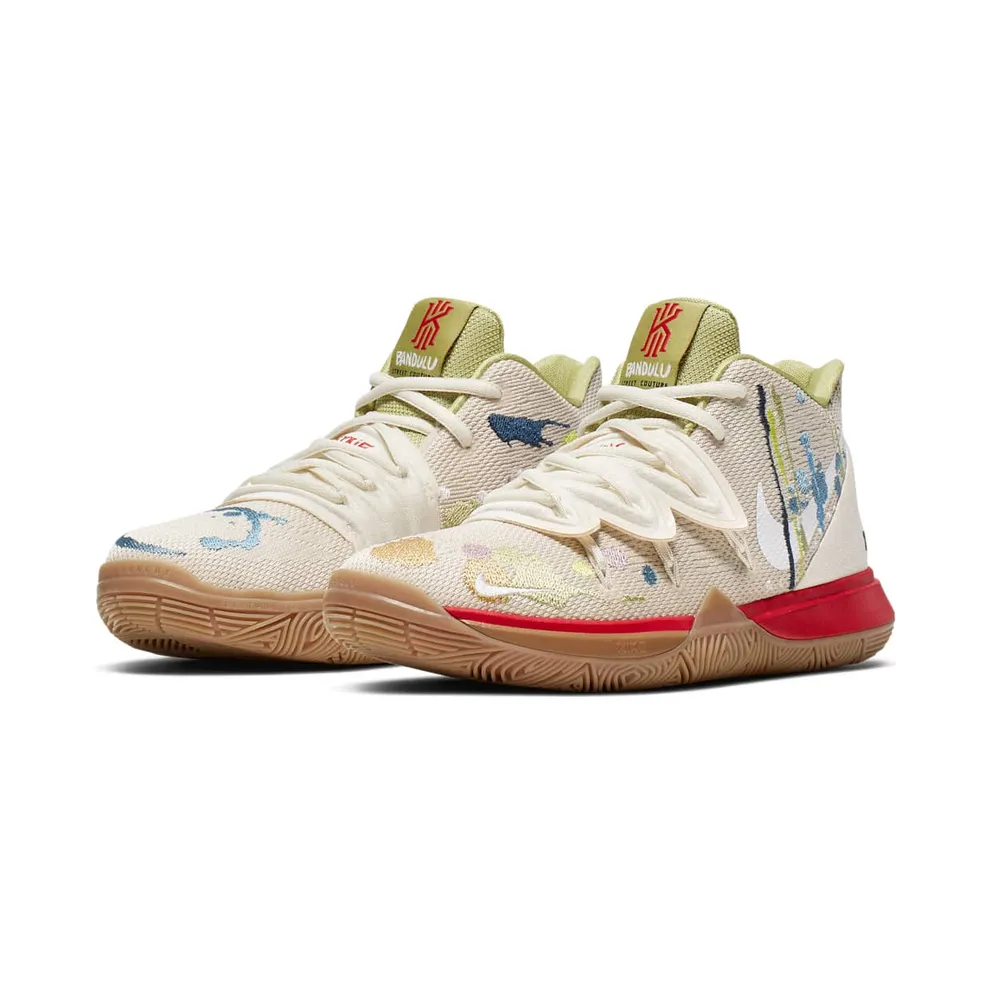 Nike Kyrie 5 Bandulu (GS) Light Bone/Green-Red (CQ4326-100)