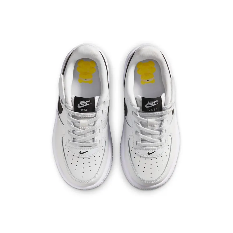 Nike Force 1 Low EasyOn PS “White Black Yellow Bear” (IR3985-121)