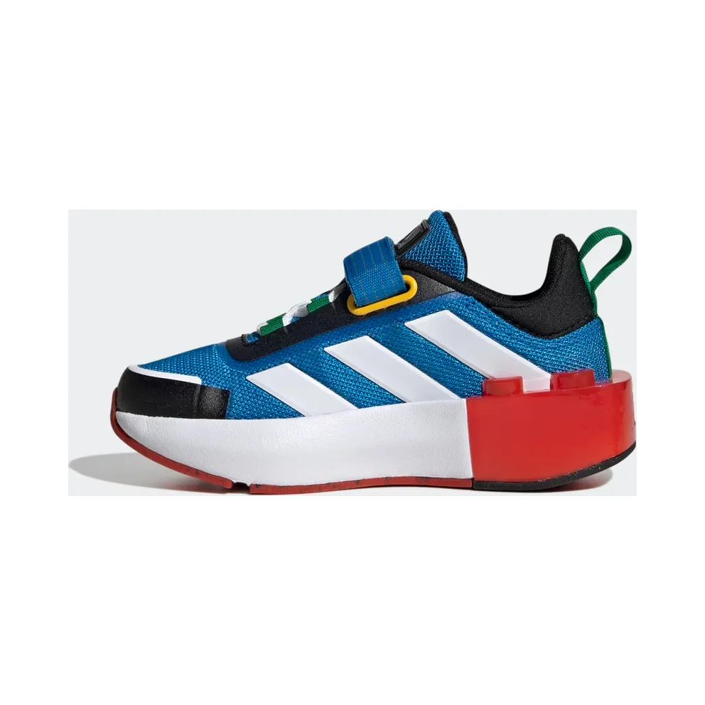 Adidas adidas x LEGO® Tech RNR Lifestyle Elastic Lace and Top Strap Shock Blue / Cloud White / Red (HP5879)