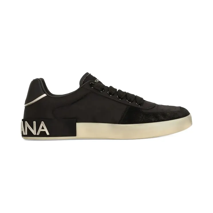 Dolce & Gabbana Portofino Nylon and Split Calfskin “Black” (CS2392 A0136 8B956)