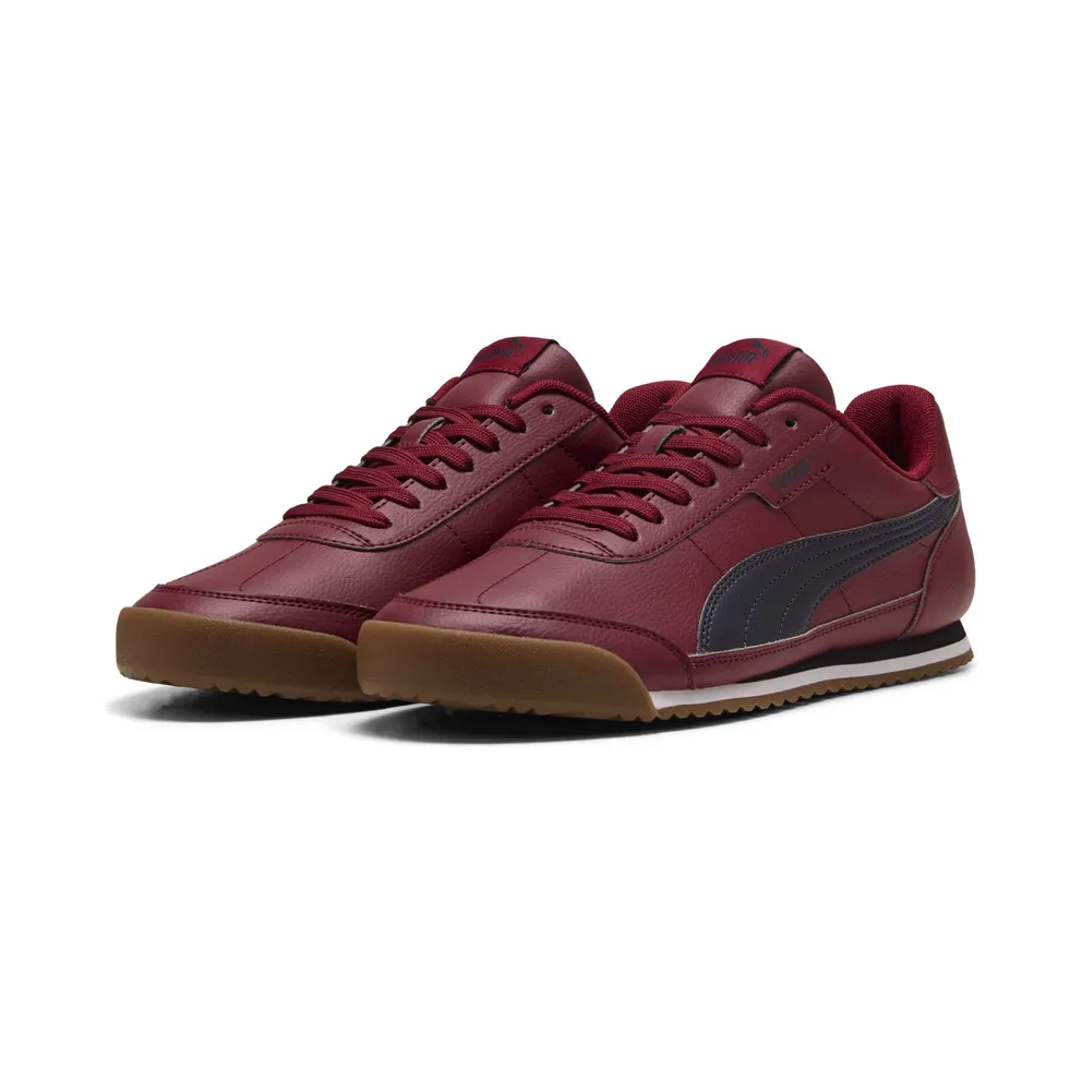 Puma Turino II “Garnet Glow / New Navy / Puma White / Gum” (397452_32)
