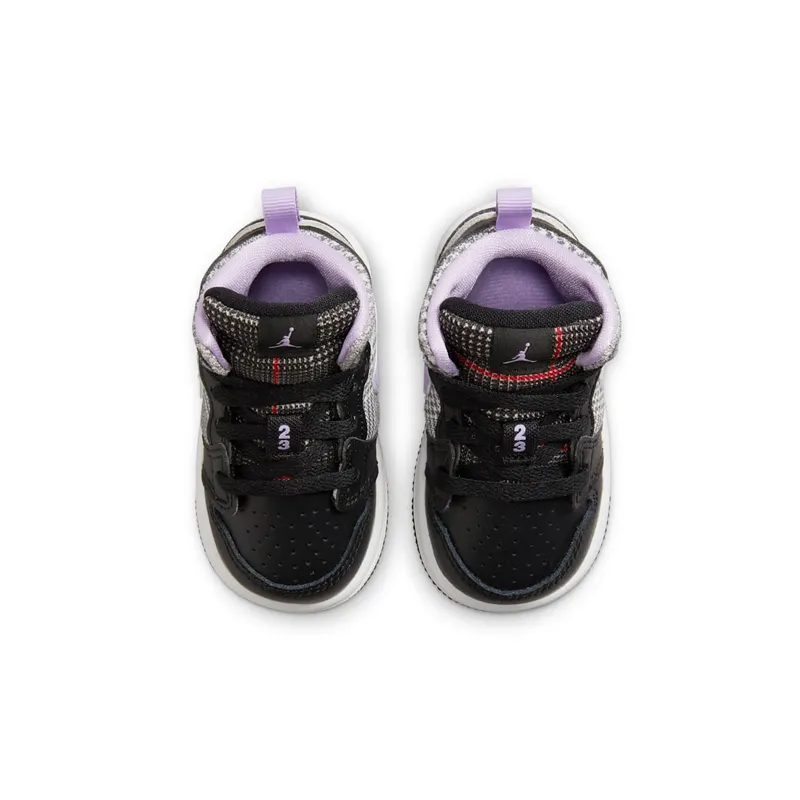 Jordan 1 Mid Houndstooth (TD) (DC7228-015)