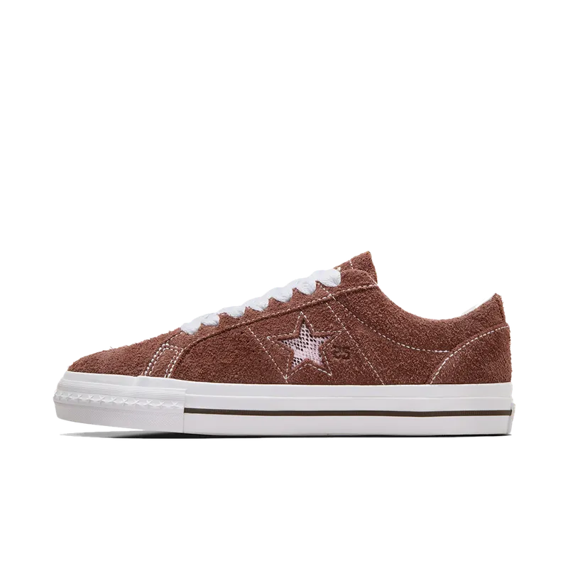 Converse CONS x Quartersnacks One Star Pro Dark Clove/White/Cherry – “Brown / White” (A09554C)