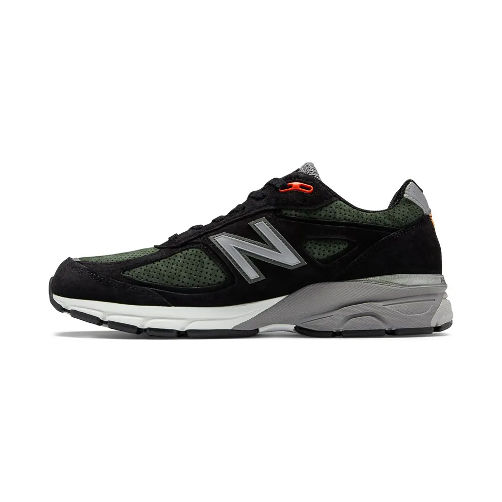 New Balance 990v4 Black Olive Orange Black/Olive/Orange (M990MB4)