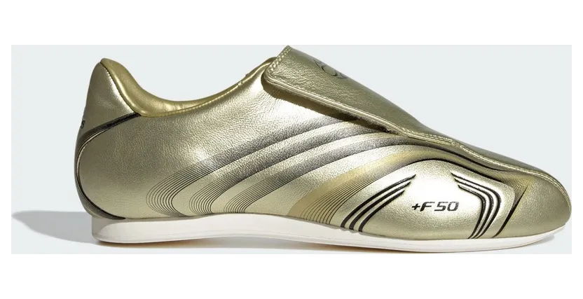 Adidas Taekwondo F50 Gold Metallic / Core Black / Off White (IH1872)