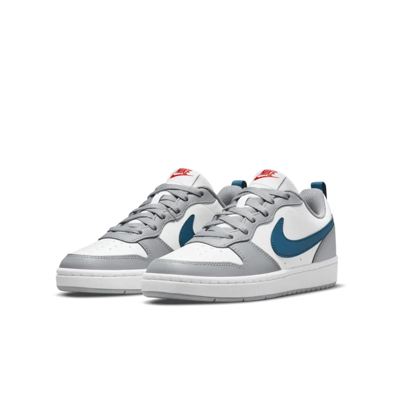 Nike Court Borough Low 2 Light Smoke Grey (GS) (BQ5448-117)