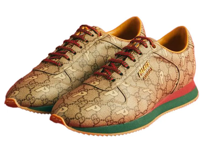 Palace x Gucci GG-P Supreme Sneaker Beige (727939 FAA0L 9765)