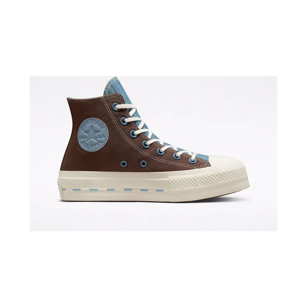 Converse Chuck Taylor All Star Lift Platform Crafted Canvas Brazil Nut/indigo Oxide/egret (572708C)