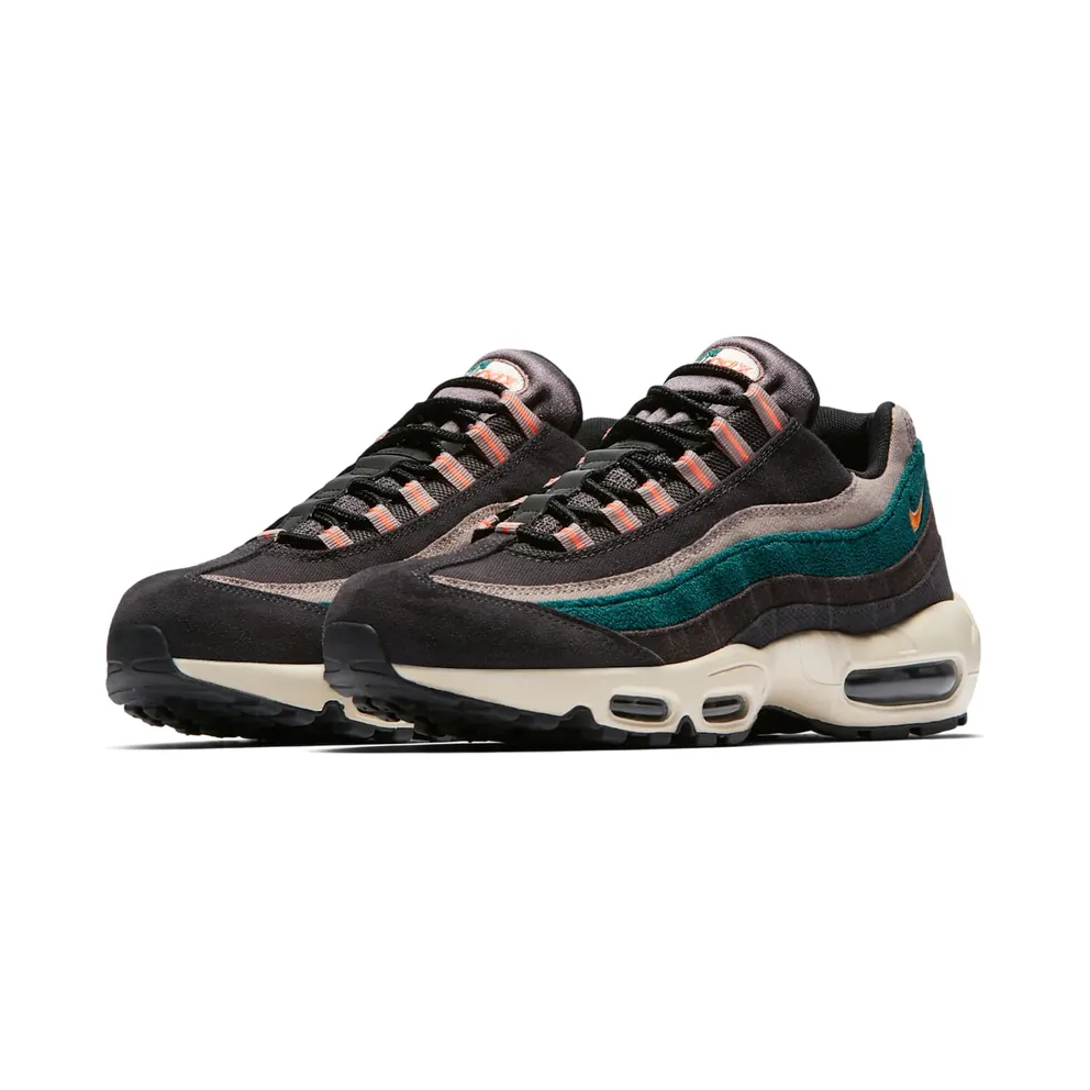 Nike Air Max 95 Grey Rainforest Bright Mango Oil Grey/Thunder Grey-Rainforest-Bright Mango (538416-018)