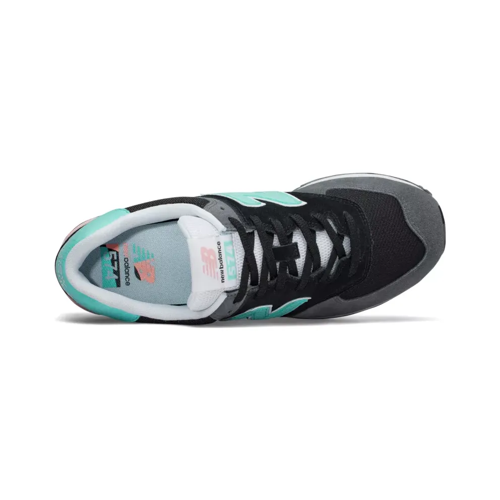 New Balance 574 Marbled Street Black Black/Light Tidepool (ML574UJC)
