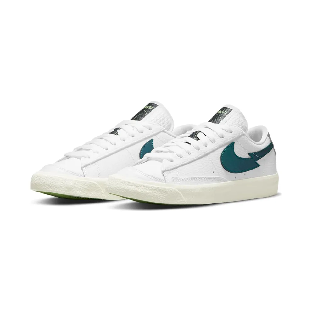 Nike Blazer Low 77 Split Swoosh Aquamarine (GS) (DM8689-100)