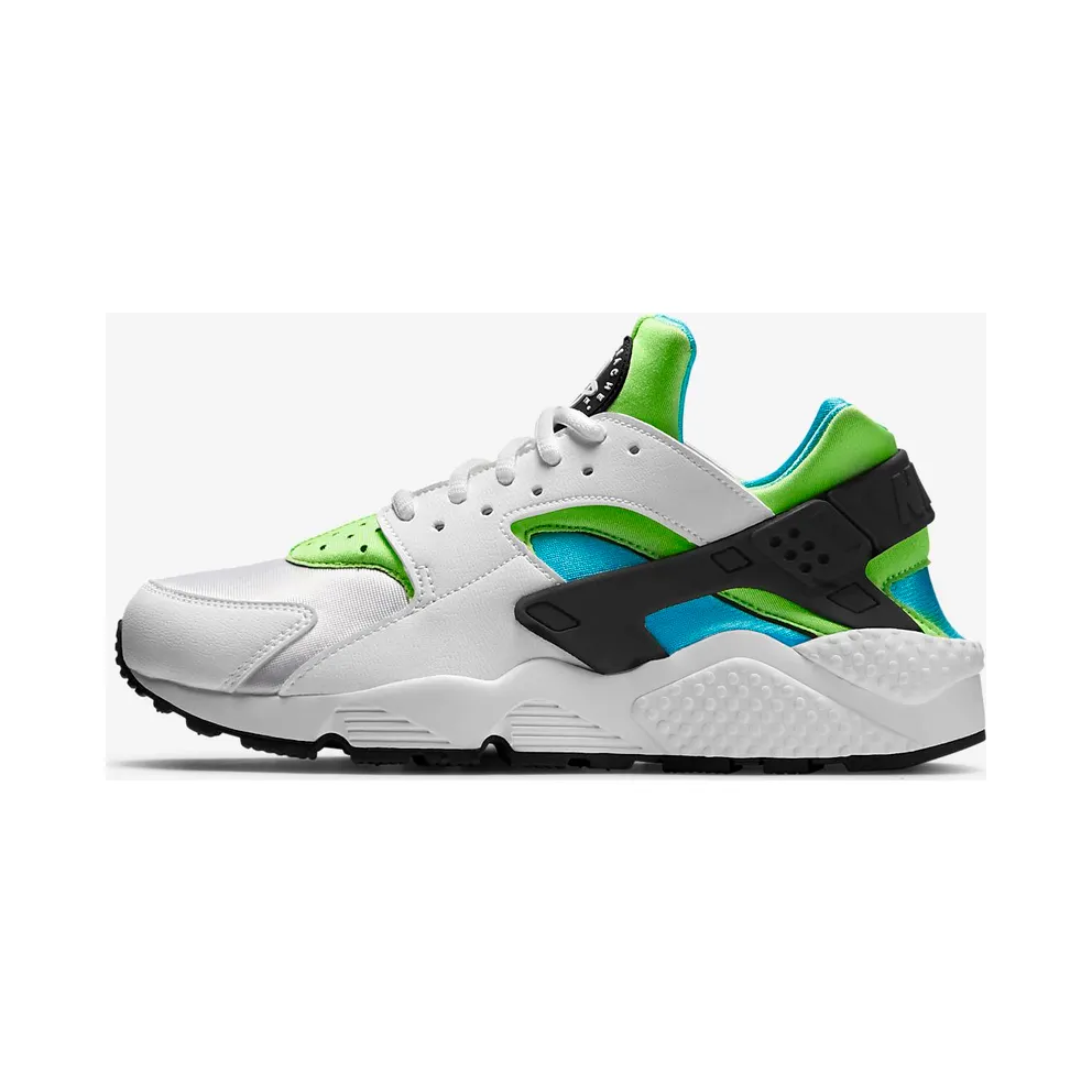 Nike Air Huarache Run White Clearwater Flash Lime (W)