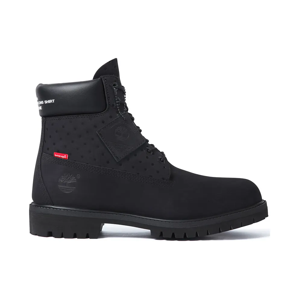 Timberland 6″ Boot Supreme x Comme des Garcons Black (TB0A14LP)