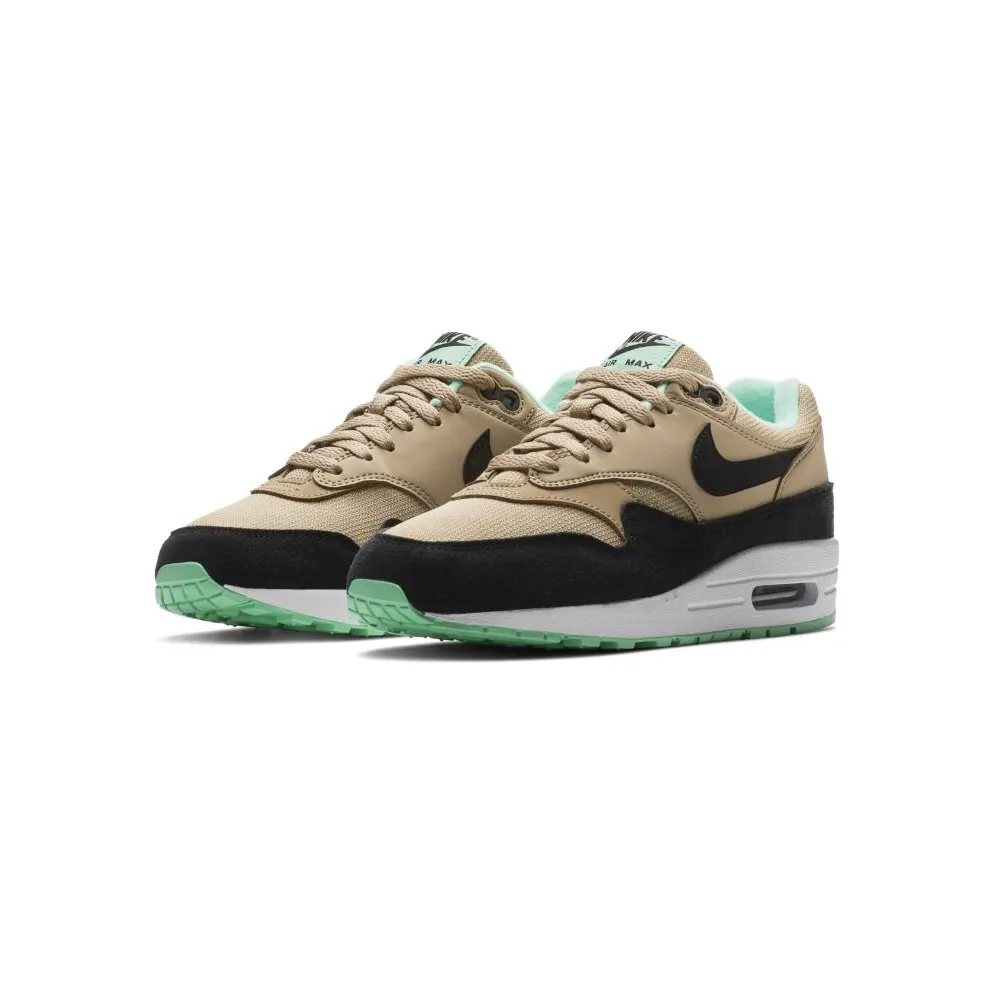 Nike Air Max 1 Desert Black Green Glow (W) Desert/Black-Green Glow-White (319986-206)