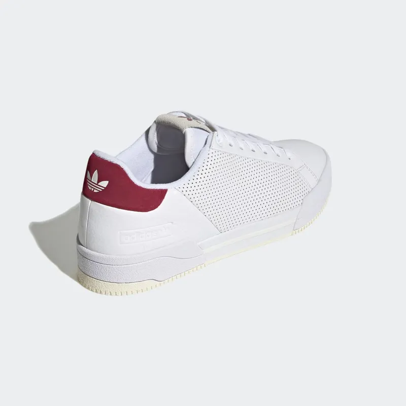 Adidas Court Tourino RF Cloud White / Cloud White / Collegiate Burgundy (GX4347)