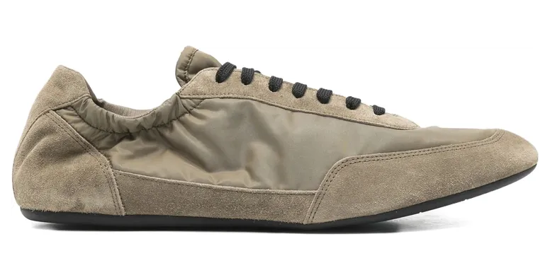 Prada Collapse Re-Nylon and Suede Elasticized “Green” (2EG479 F G001 D7C F0393)