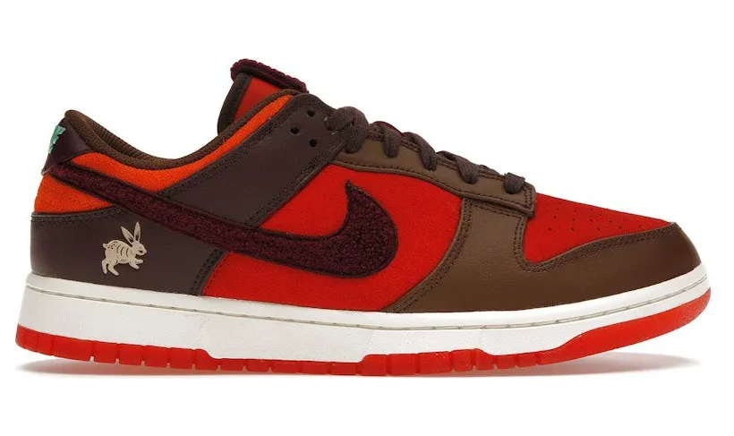 Nike Dunk Low Retro PRM Year of the Rabbit Light Crimson (2023) (FD4203-661)