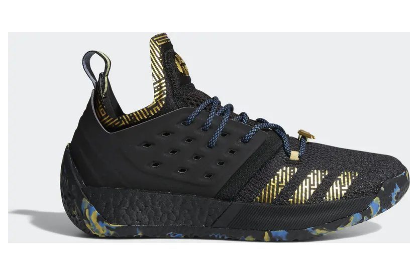 Adidas Harden Vol. 2 ‘MVP’ Core Black/Gold Metallic/Trace Royal (F36848)