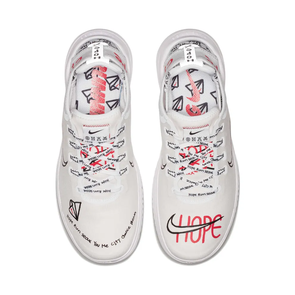 Nike Free RN Novo White/Black-Speed Red (AH3966-106)