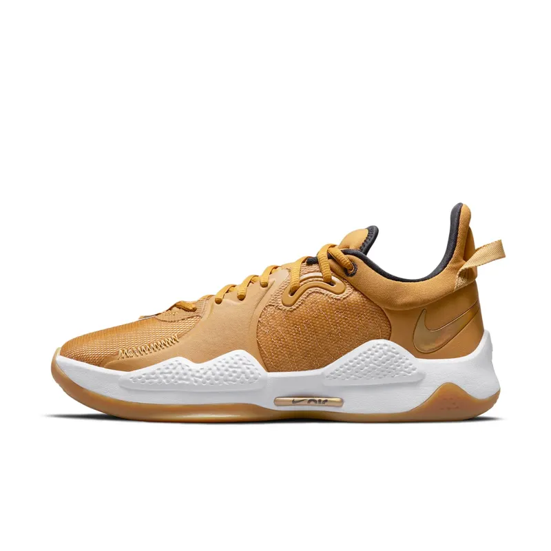 Nike PG 5 Yellow “Wheat / Grain / Black / Metallic Gold” (CW3143-700)