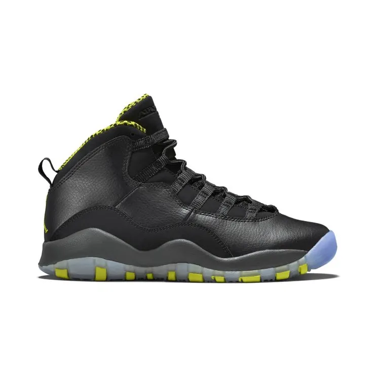 Air Jordan 10 Retro GS Black Venom Green (310806-033)